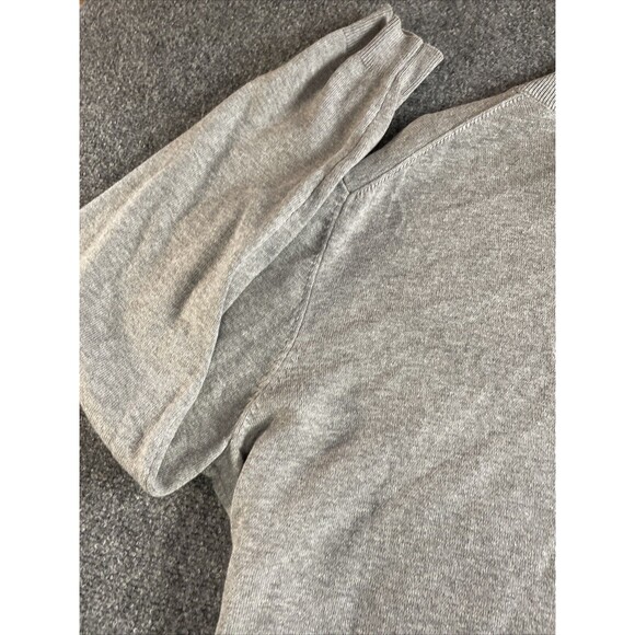Roundtree Yorke Shirt Mens XLT  1/4 Zip Pullover Mock Neck Grey Sweater LS Fall - Picture 15 of 16